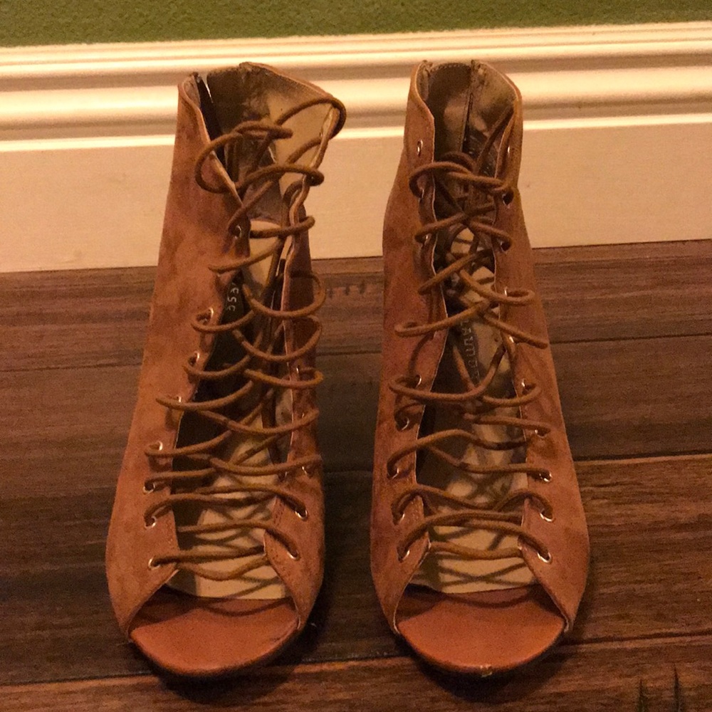 Lace up Chinese Laundry Heels